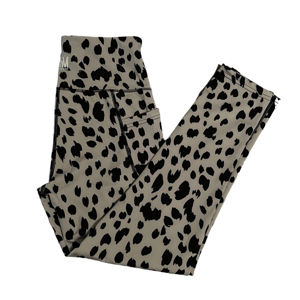 Nicole Miller Sport Women Animal Print Leggings NWT Medium